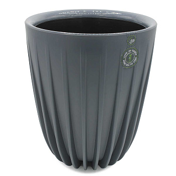 Горшок "СИГМА" 10,2л Антрацит СИ25-12 Ливингрин 