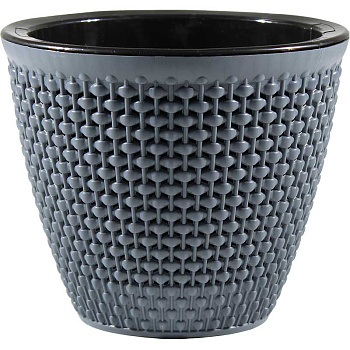 Кашпо Ротанг  3л Антрацит КШ-7955 ВМС(12) 