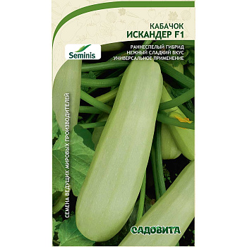 Кабачок Искандер F1 5шт Seminis/Садовита Ц