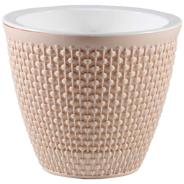 Кашпо Ротанг  1,6л Пудровый КШ-6470 ВМС(20) 