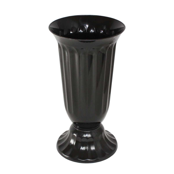 Ваза "Цветочная" №1 (2,5л) черная 03001 Милих(20)