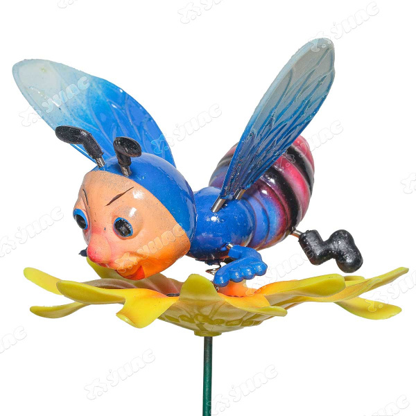 Штекер садовый Пчелка на цветке NA1494 11*5см (288)