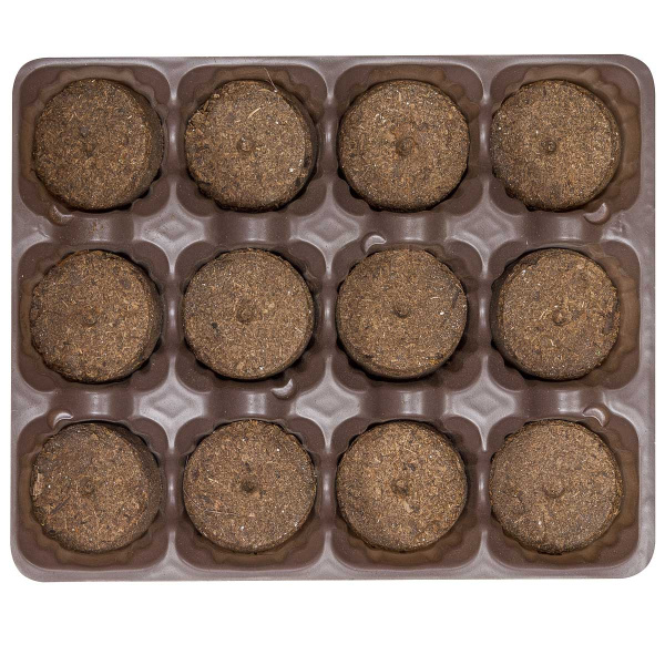 Парник с торфяными таблетками 41мм (комплект 24 таб)(15) 