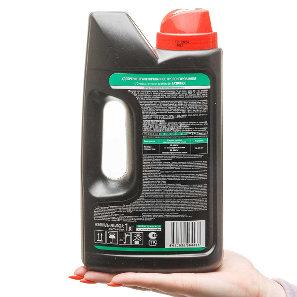 Бона Форте 1 кг Газонное с кремнием канистра х12 