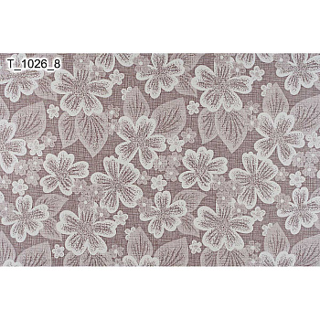 Клеенка тканая основа 125*25м ДУЭТ 1026/8 (беж, цветы) Тверь