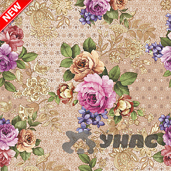 Клеенка 140*20 ДЕКОРАМА 230А (букет,кружево)ТУРЦИЯ
