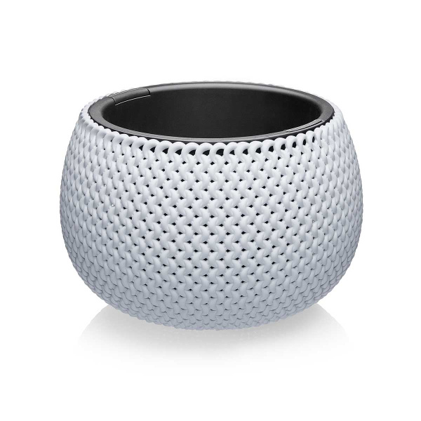 Кашпо Lace 3,9л белый Эльфпласт 573 х4 