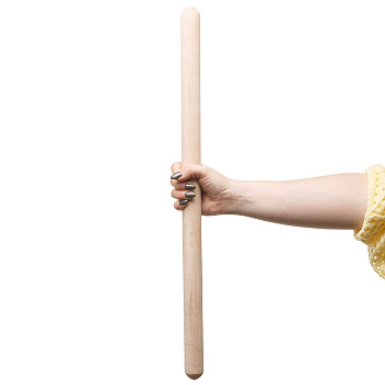 Скалка деревянная длина 60 см диаметр 32 мм