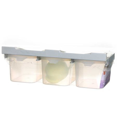 Набор контейнеров д/сып продуктов 3х1л+держатель