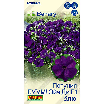 Петуния БУУМ Эйч Ди Блю многоцветковая Аэлита Цх10 