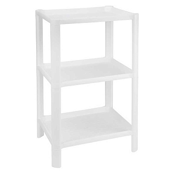 Полка прямоугольная малая 3 секции 340х280х527 БЕЛЫЙ М2744 (4)