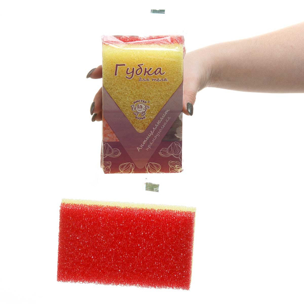 Губка для тела 2-х сторонняя ГБ 105 х40 