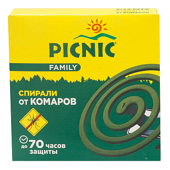 Антикомариные спирали 10 шт Пикник