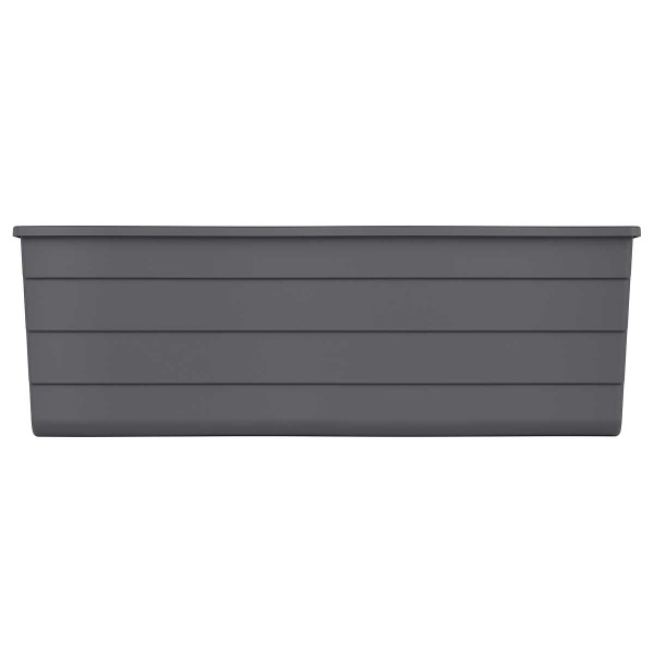 Кашпо на перила 58х28х20см Графит БШ9039 х5 