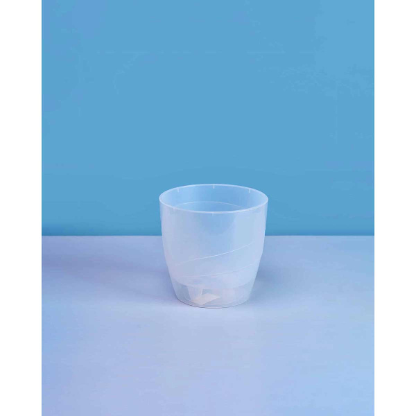 Кашпо "Грация" 1,2 л Прозрачное Пласт Авеню 