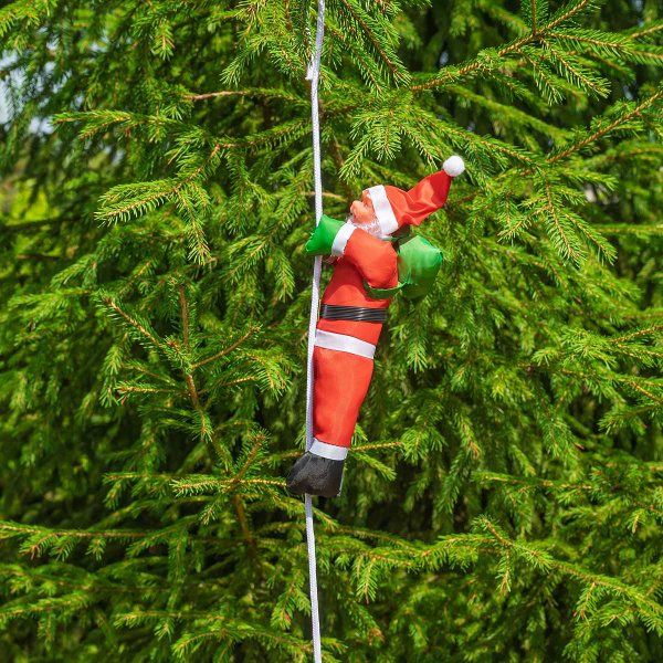 Игрушка-украшение СК-32 Дед мороз 30см на веревке (можно использовать как уличное украшение) (100)