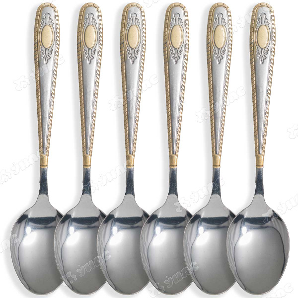 Ложка столовая NA1781-1 Вензель круглый 6 шт. (100)