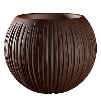 Кашпо Сфера 1,7л т-коричневый КШ-9625 ВМС 