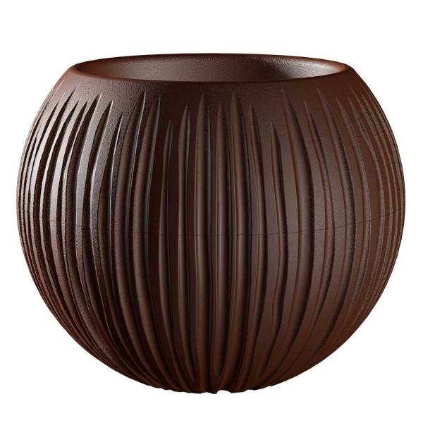 Кашпо Сфера 1,7л т-коричневый КШ-9625 ВМС 