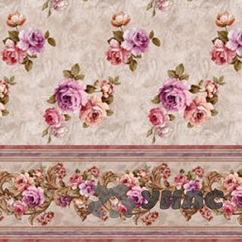 Клеенка 140*20 ДЕКОРАМА 195А (розы, Rose) ТУРЦИЯ
