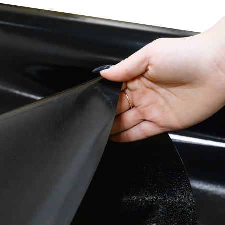 Клеенка Прозрачная 0,8мм*1,2*20м BL-0703 ЧЕРНАЯ без рисунка