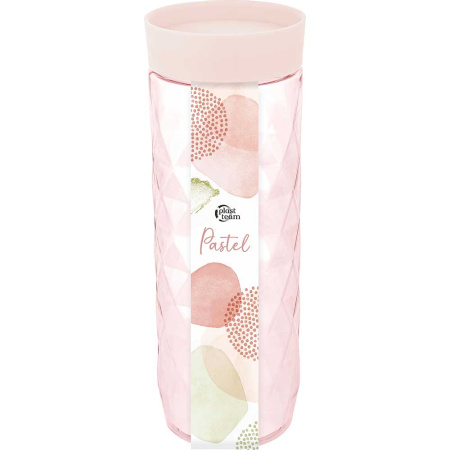 Банка для сып продук ПАСТЕЛЬ 1,5л персик карамель