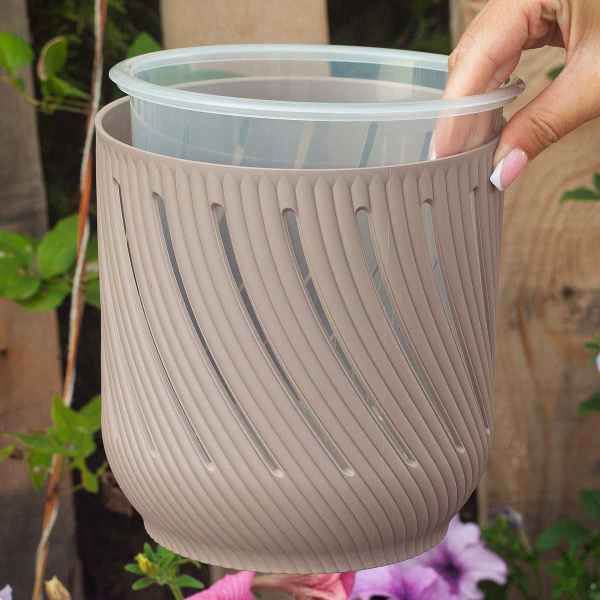 Кашпо Fleurs 3,1 л Фраппе КШ-3731 х8 