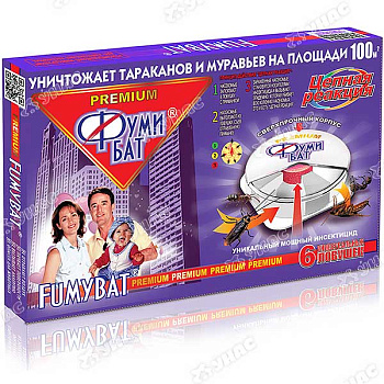 Ловушка Фумибат от тараканов(6шт) к/36