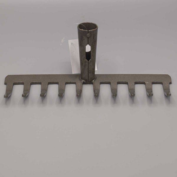 Грабли прямые 10 зубьев (131030-10) 25см h-6см САДОВИТА (24)