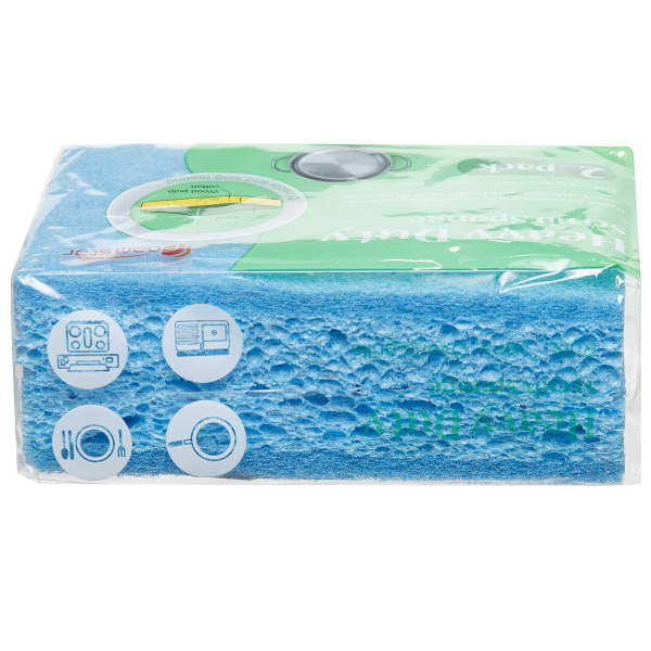 Губка универсальная абраз+цел.