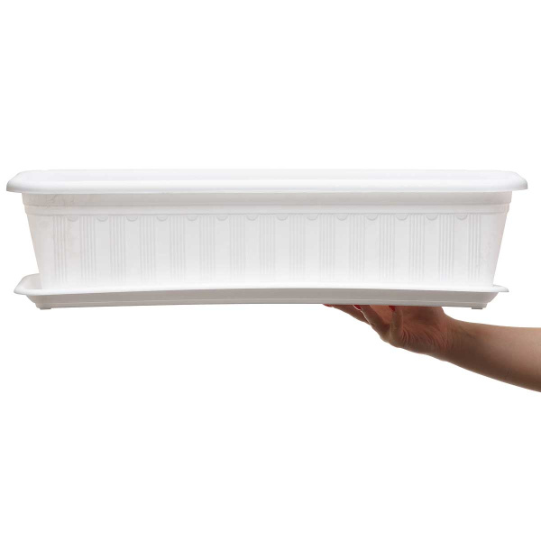 Кашпо балконное L 60см БЕЛ 07160 Милих (20)