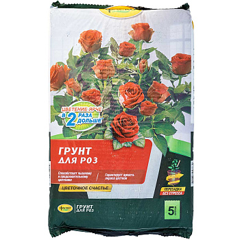 Грунт для розовый 5 л Цветочное счастье ФАСКО 