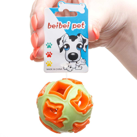 Игрушка для животных "Мяч" с бубенчиком 5 см NA2636