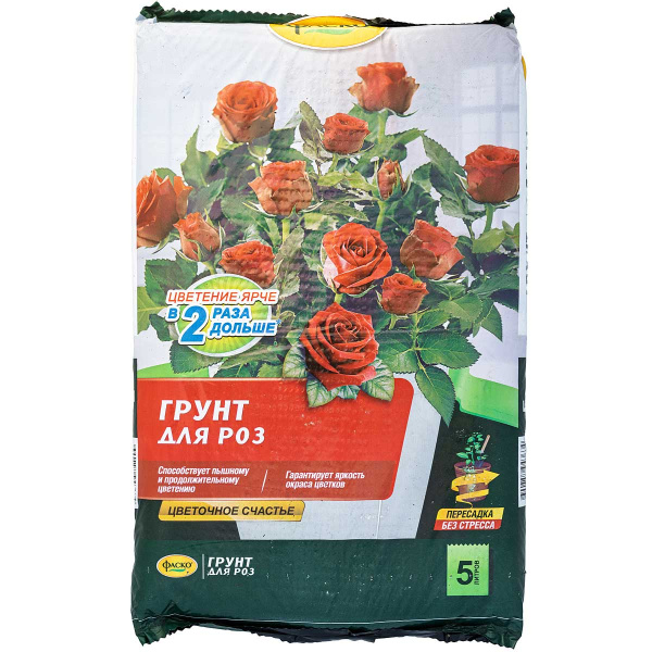 Грунт для розовый 5 л Цветочное счастье ФАСКО 