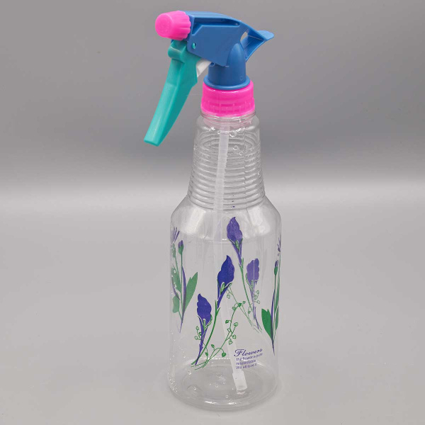 Распылитель жидкости 0,48л прозрачный с рисунком A-12-C Садовита (120)