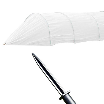 Парник "СТАНДАРТ +" 6секции (с колышками, ПНД дуга, прошитый укрывной материал 42) САДОВИТА