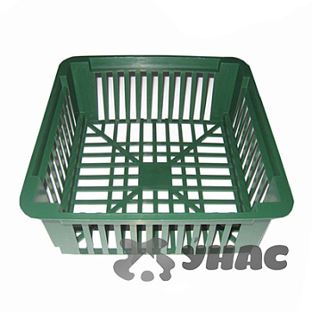 Корзинка для луковичных квадратная цветная 245*205х195*166х69мм КП  х65