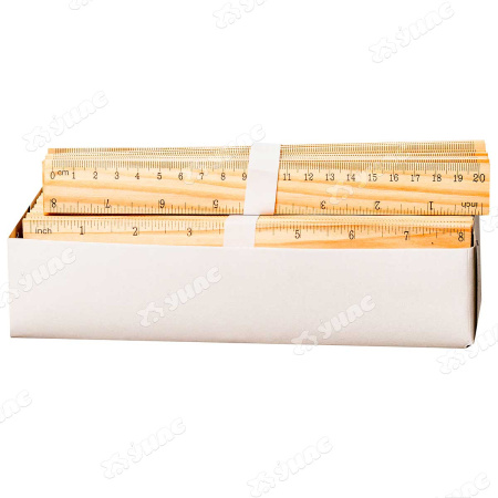 Линейка деревянная 20см (цена за 1шт)NK-101(72)