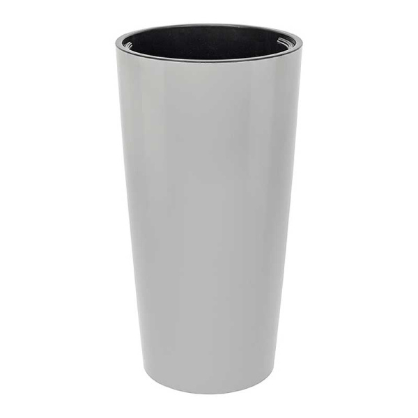 Кашпо ПИЛАР D390 H750мм 23/69л с вкладышем Смоки М3088 