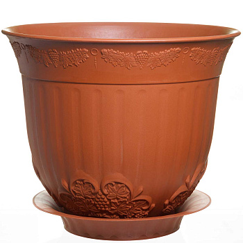 Кашпо "Европа" 57 л. терракот х5 