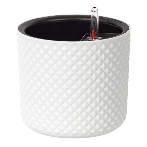 Кашпо автополив ФАСЕТ D180 3,5л Белый М3236 х8 