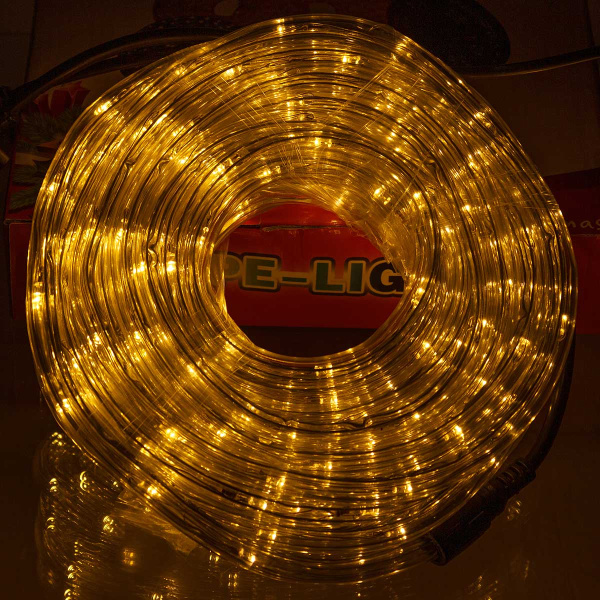 Гирлянда Дюралайт ТЕПЛЫЙ БЕЛЫЙ / 10м /