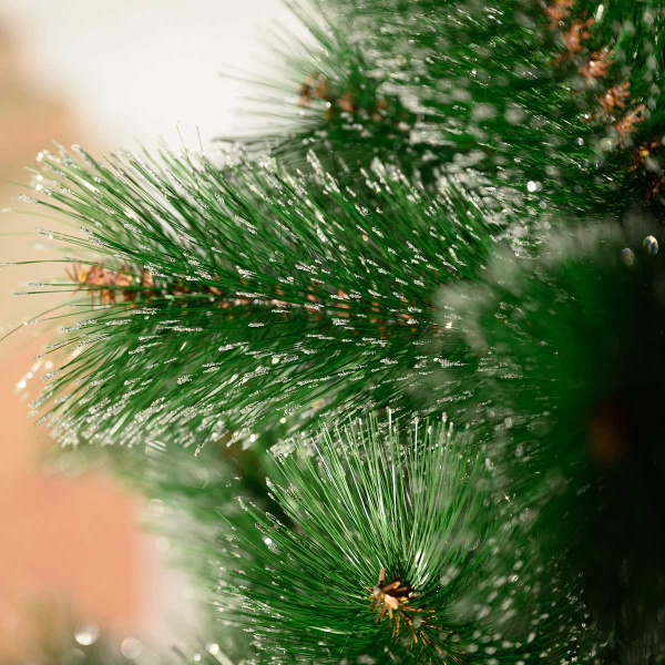 Елка HJ240-81 240см серебро 450веток мет.подст.