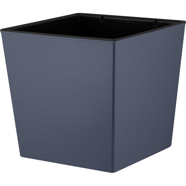 Горшок КУБ 11,6л 250х250мм Вулкан серый х6 