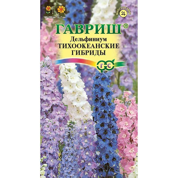 Дельфиниум многол.Тихоокеан.гиб.смесь Гавриш Ц 