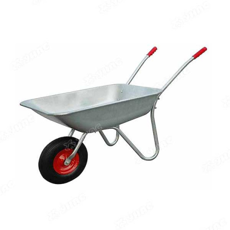 Тачка садовая 65 л 80 кг 1 колесо пн` т-0,5 мм U-ручка WB5204