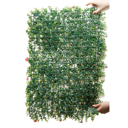 Искусственный газон 60*40 см NA2610 с цветочками  (1шт)