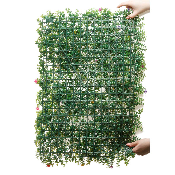 Искусственный газон 60*40 см NA2610 с цветочками  (1шт)