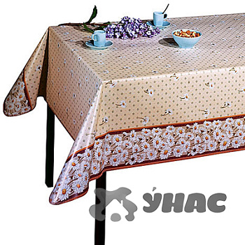 Клеенка 140*20 ДЕКОРАМА 68А (ромашки) ТУРЦИЯ