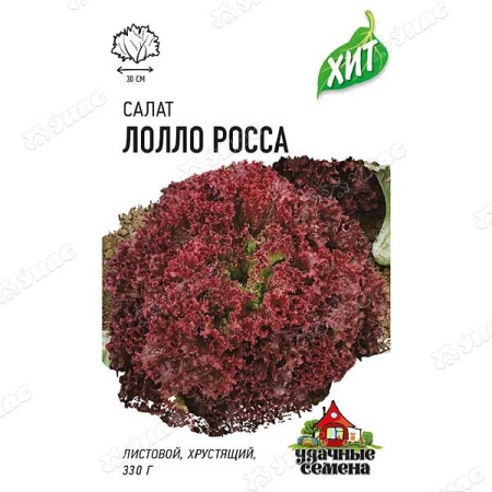 Салат Лолло Росса бордовый листовой Гавриш Ц